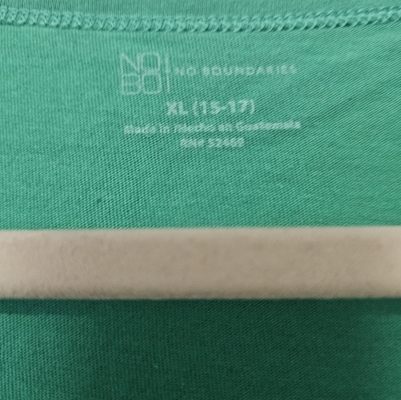 No Boundaries T-Shirt, Green, XL - Picture 3 of 4